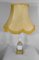 Louis XVI Tischlampe aus Opalglas & Bronze, 1950er 17
