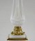 Lampe de Bureau Style Louis XVI en Verre Opalin et Bronze, 1950s 8