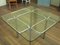 Modern Metal Glass Square Table 2