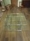 Modern Metal Glass Square Table 3