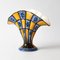 Art Deco Ceramic Fan-Shaped Vase from Ditmar Urbach, 1920s 3