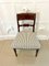 Antique Regency Mahogany Dining Chairs, 1825, Set of 4 8