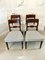 Antique Regency Mahogany Dining Chairs, 1825, Set of 4, Image 1