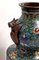 Late 19th Century Cloisonne Enamel Vases, Japan, Set of 2, Image 5