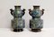 Spätes 19. Jh. Cloisonne Emaille Vasen, Japan, 2er Set 16