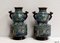 Late 19th Century Cloisonne Enamel Vases, Japan, Set of 2, Image 9