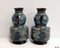 Late 19th Century Cloisonne Enamel Vases, Japan, Set of 2 11