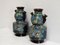 Late 19th Century Cloisonne Enamel Vases, Japan, Set of 2, Image 3