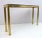 Mid-Century Italian Modern Glass and Brass Console Table by Luciano Frigerio, 1970s 3