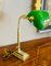 Ministerial Churchill Lamp in Bronze and Opaline Glass 12