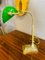 Ministerial Churchill Lamp in Bronze and Opaline Glass 11