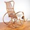 Mid-Century Rocking Chair in Rattan from Uluv, 1960s 2