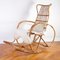 Mid-Century Rocking Chair in Rattan from Uluv, 1960s 3
