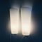 Large Opal Glass Majora Wall Lights or Sconces attributed to Wilhelm Wagenfeld for Peill & Putzler, Germany, 1950s, Set of 2 8