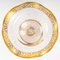 Clea Glass & Gold Rim Fruit Bowl 4