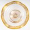 Clea Glass & Gold Rim Fruit Bowl, Image 4