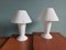 Lámparas Mushroom de vidrio opalino de Peill & Putzler. Juego de 2, Imagen 17