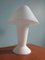 Lámparas Mushroom de vidrio opalino de Peill & Putzler. Juego de 2, Imagen 14