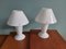 Lámparas Mushroom de vidrio opalino de Peill & Putzler. Juego de 2, Imagen 6