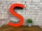 Vintage Luminated Letter S, 2000, Image 1