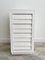White Bedside Cabinet with Drawers 1