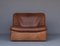Buffalo Leather DS46 Modular Sofa from de Sede, 1970s, Set of 4 9