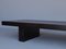 Brutalist Wooden Coffee Table Bench, 1980s 9