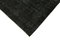 Large Vintage Black Area Rug, Image 4