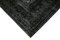 Large Vintage Black Area Rug 4