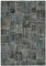 Anatolischer Grauer Teppich aus Baumwolle 1