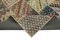 Brauner Vintage anatolischer Teppich aus Baumwolle 6