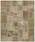 Brauner Vintage anatolischer Teppich aus Baumwolle 1