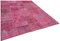 Rosa anatolischer Teppich aus Baumwolle 2