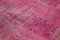 Rosa anatolischer Teppich aus Baumwolle 5