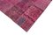 Tappeto vintage anatolico in cotone rosa, Immagine 4