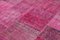 Alfombra Anatolia vintage de algodón rosa, Imagen 5