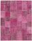 Alfombra Anatolia vintage de algodón rosa, Imagen 1