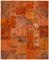 Vintage Anatolian Orange Rug, Image 1