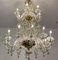 Green and Gold Murano Glass Chandelier, 1990s, Image 11