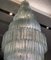 Lámpara de araña Tronchi italiana grande de cristal de Murano, años 90, Imagen 6