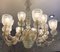Lámpara de araña estilo Art Déco de cristal de Murano, años 90, Imagen 5