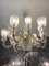 Lámpara de araña estilo Art Déco de cristal de Murano, años 90, Imagen 8