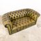 Canapé Chesterfield Vintage en Cuir 2