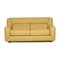 Yellow Leather DS 43 2-Seater Couch from de Sede 1