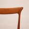 Beech Dining Chairs, Italy, 1950s, Set of 6 3