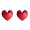 Appendiabiti a forma di cuore rosso di Zieta, set di 2, Immagine 2