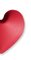 Appendiabiti a forma di cuore rosso di Zieta, set di 2, Immagine 4
