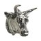 Polished Metal Bulls Head, Image 1