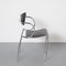 Postmodern Chrome and Black Leather Chair, 1980s, Image 6