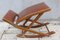 Petit Rocking Chair ou Repose-Pieds Pliant, 1970s 2